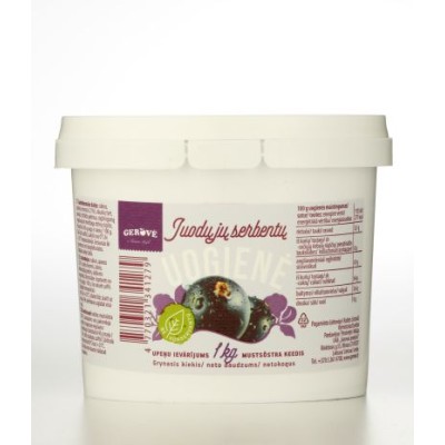 Uogienė juodųjų serbentų SKANOVĖ, be konservantų, 1 kg